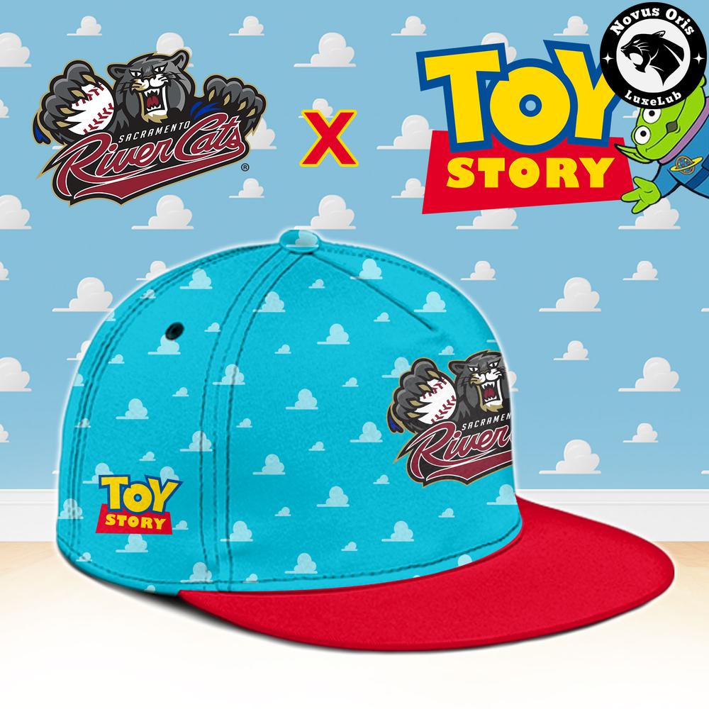 Sacramento River Cats x Toy Story Night Woody Buzz Lightyear Custom Baseball Jersey