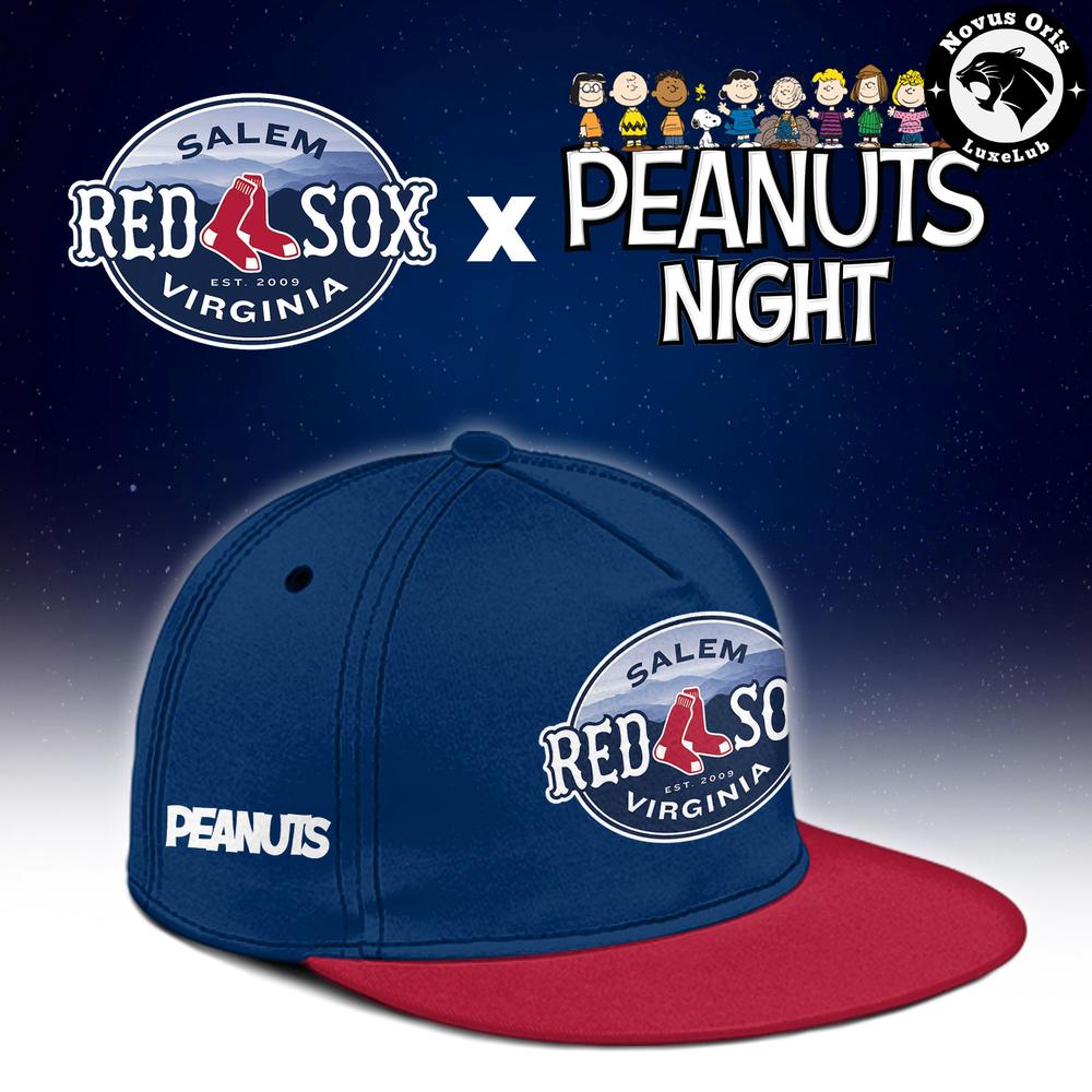 Salem Red Sox x Peanuts Night Baseball Jersey - Custom White Snoopy Shirt