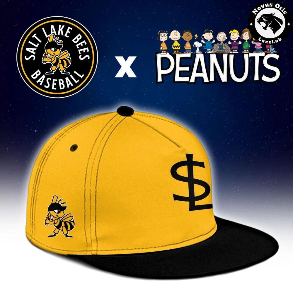 Salt Lake Bees x Peanuts Night Limited Edition Baseball Jersey
