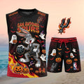 San Antonio Spurs Bunny Basketball Halloween Shirt