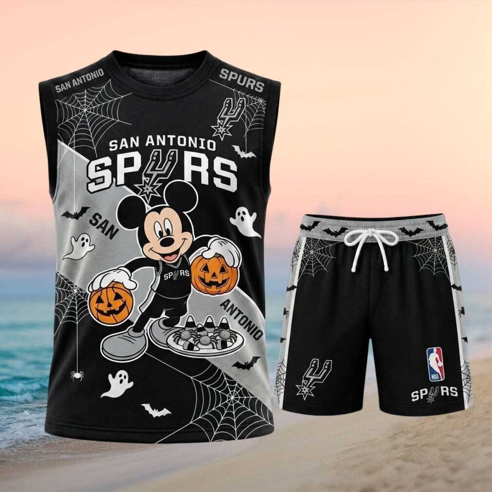 San Antonio Spurs Mickey Halloween Basketball Shirt