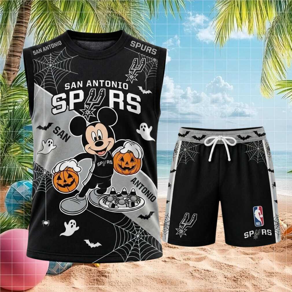 San Antonio Spurs Mickey Halloween Basketball Shirt