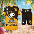 San Diego Padres Snoopy Baseball Cartoon Character Shirt