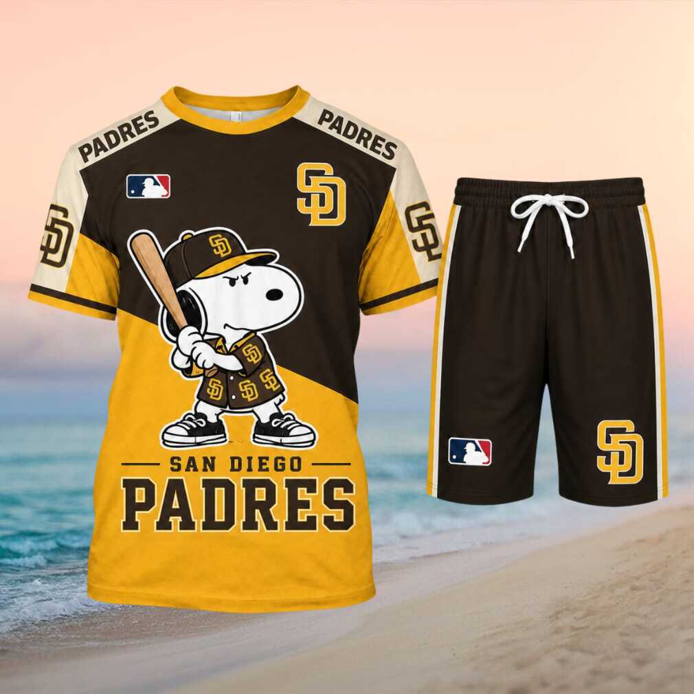 San Diego Padres Snoopy Baseball Cartoon Character Shirt