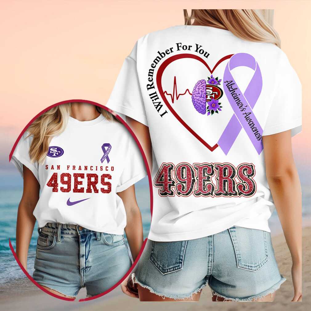 San Francisco 49ers Alzheimer Awareness 2026 Women Fans Shirt