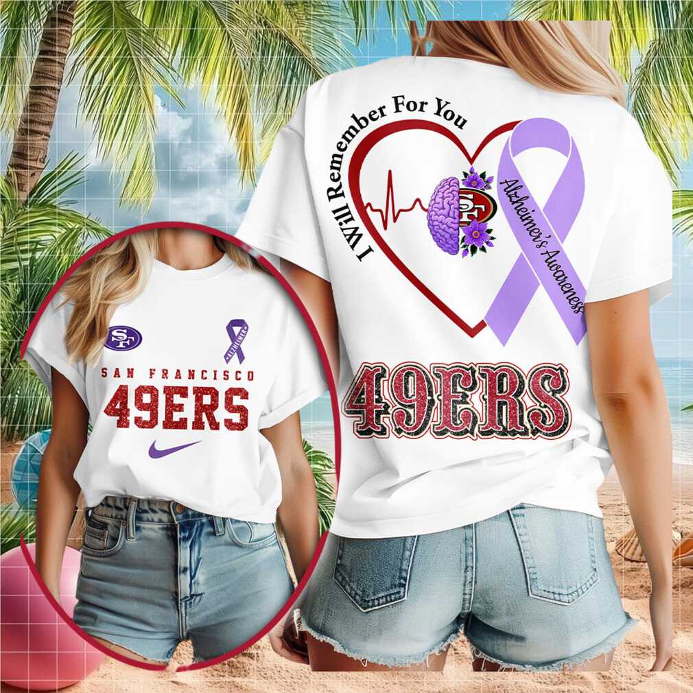 San Francisco 49ers Alzheimer Awareness 2026 Women Fans Shirt