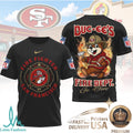 San Francisco 49ers Buc ees Mascot Firefighter Department Graphic T Shirt - Limotees LLC
