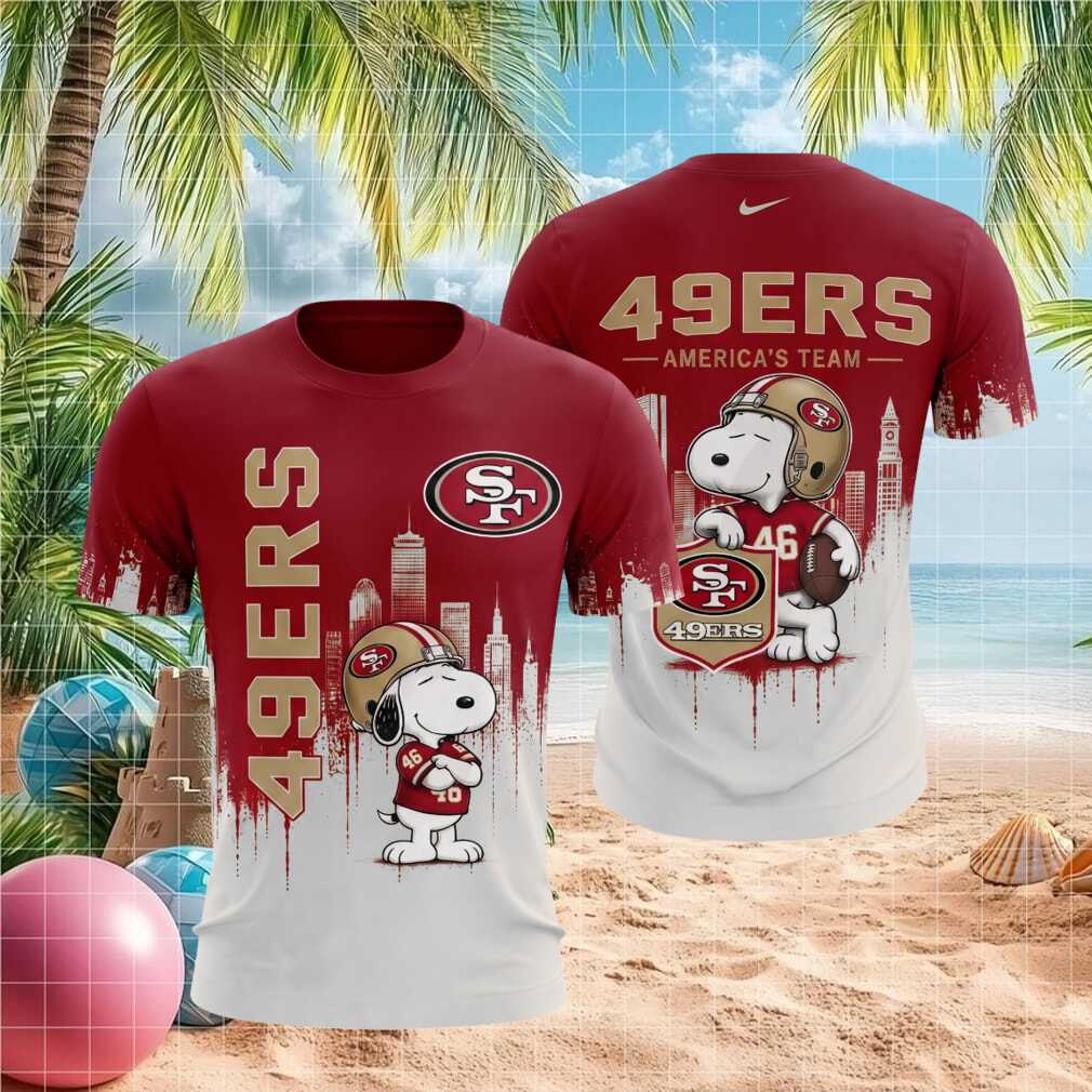 San Francisco 49ers Snoopy Football Shirt