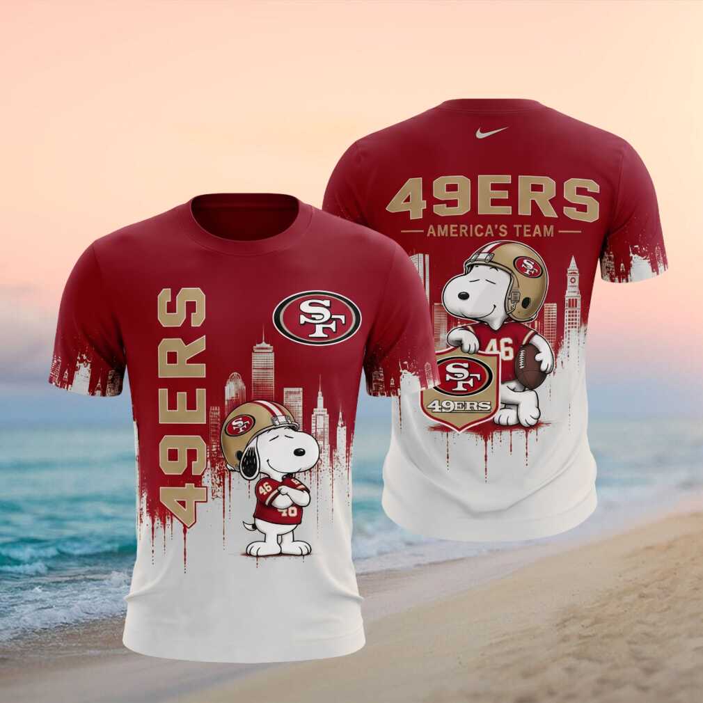 San Francisco 49ers Snoopy Football Shirt
