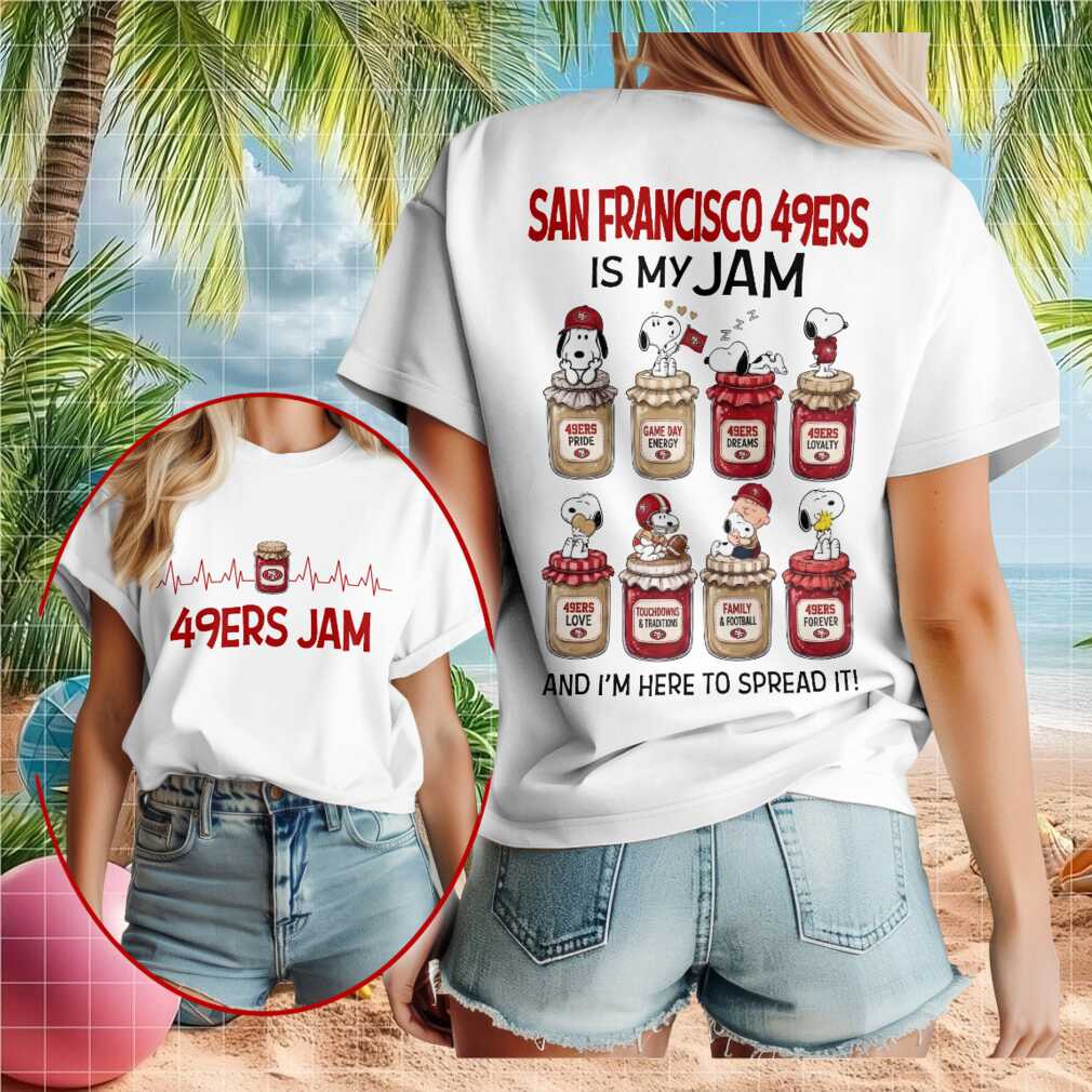 San Francisco 49ers Snoopy Jam Jars Game Day Shirt - Limotees LLC