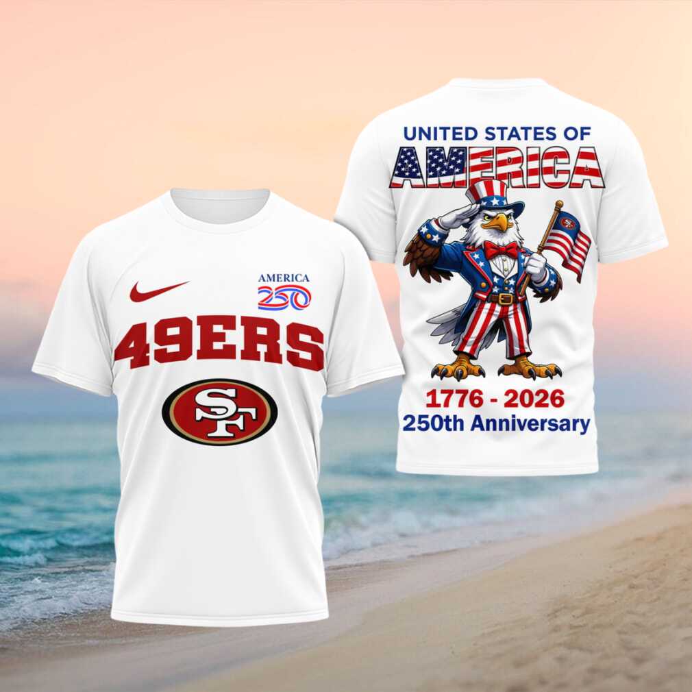San Francisco 49ers USA 250th Anniversary Patriotic Uncle Sam Eagle Shirt - Limotees LLC