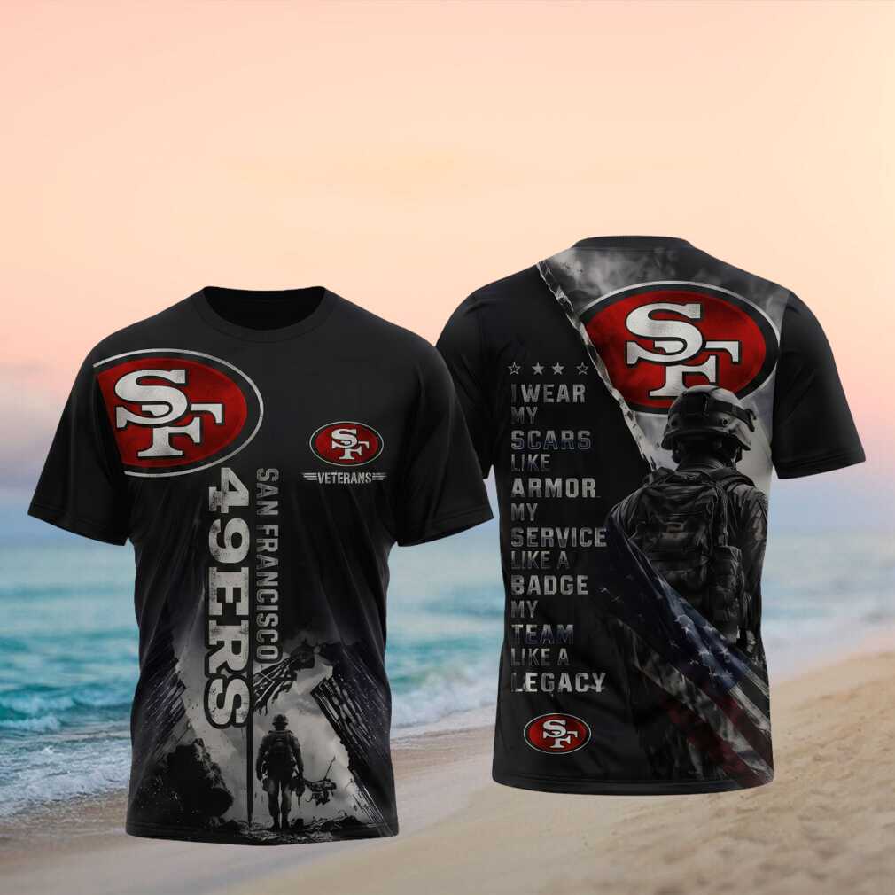 San Francisco 49ers Veterans Armor Badge Legacy Shirt
