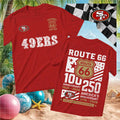 San Francisco Football Route 66 Anniversary Shirt