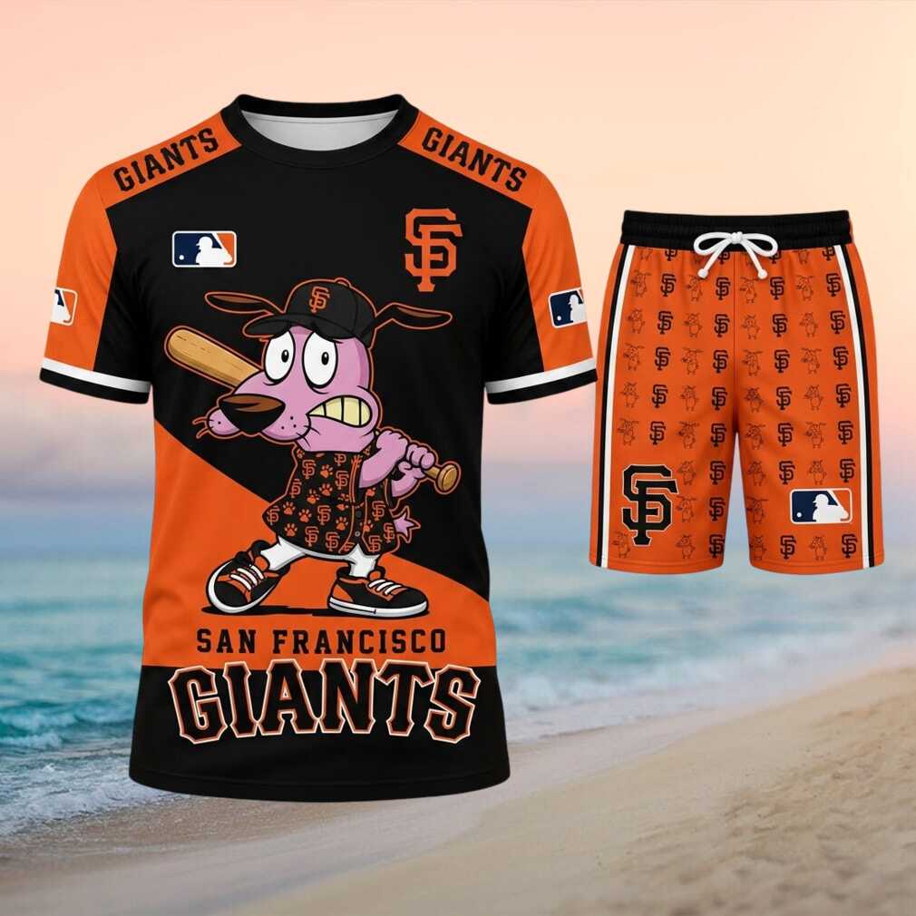 San Francisco Giants Courage The Cowardly Dog Baseball Uniform