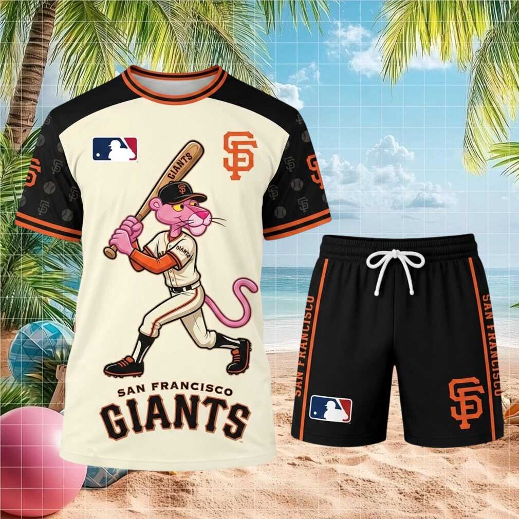 San Francisco Giants Pink Panther Baseball Shirt