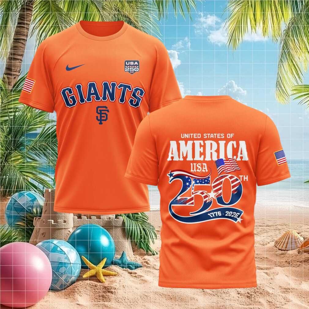 San Francisco Giants USA 250th Anniversary 1776 2026 Retro Men Women Shirt