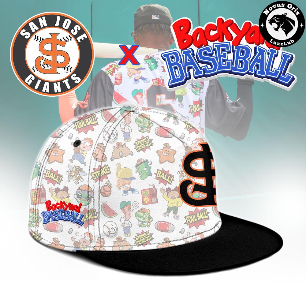 San Jose Giants x Backyard Baseball Special Edition MiLB Merch Jersey