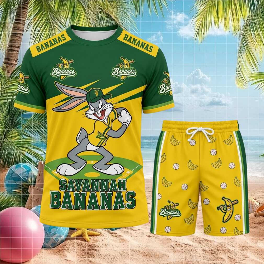 Savannah Bananas Bugs Bunny Baseball Shirt