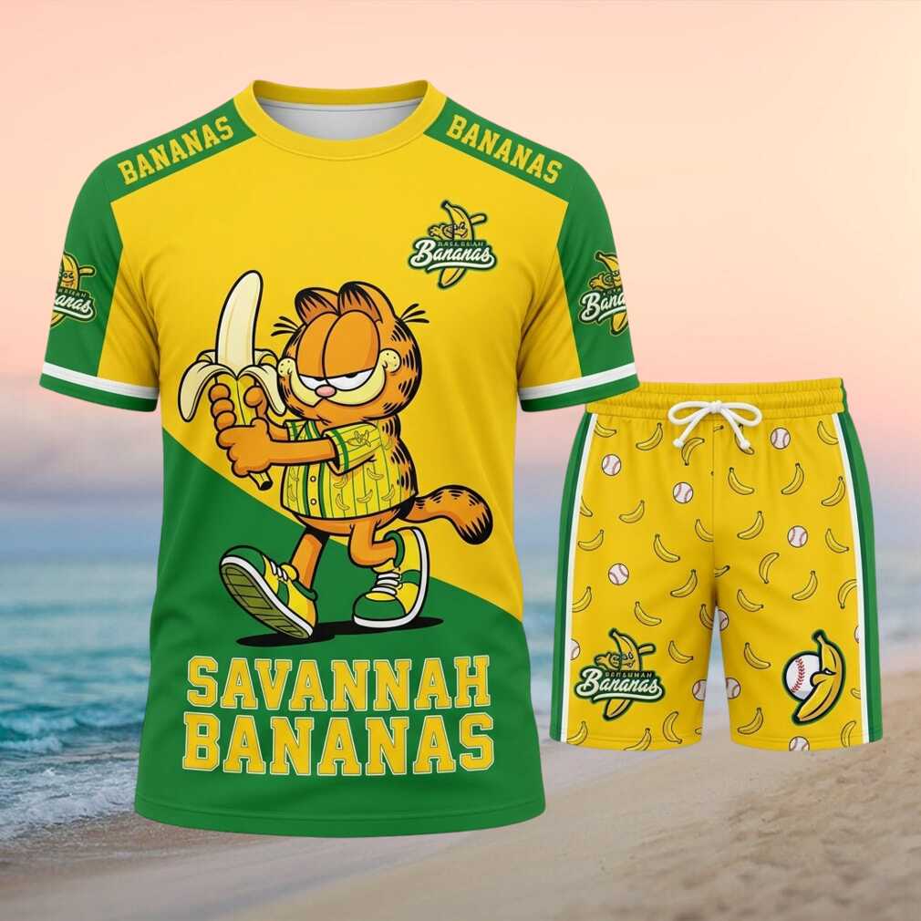 Savannah Bananas Garfield Banana Sports Shirt Shirt