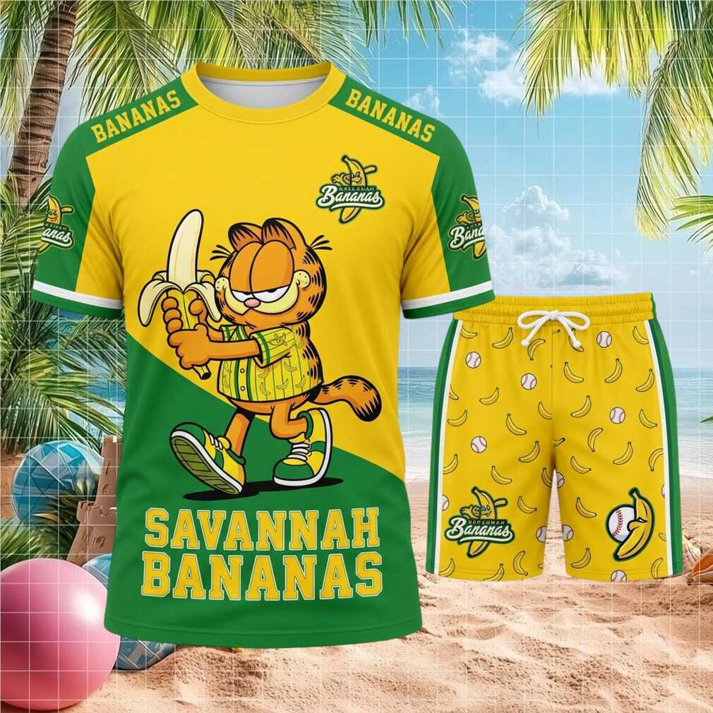 Savannah Bananas Garfield Banana Sports Shirt Shirt