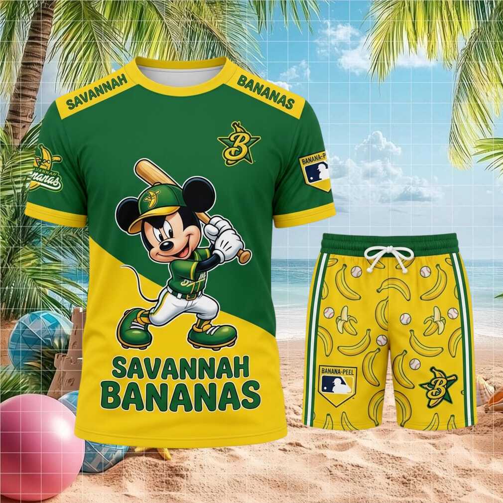 Savannah Bananas Mickey Mouse Baseball Shirt