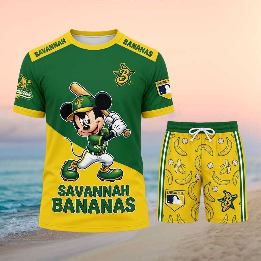 Savannah Bananas Mickey Mouse Baseball Shirt