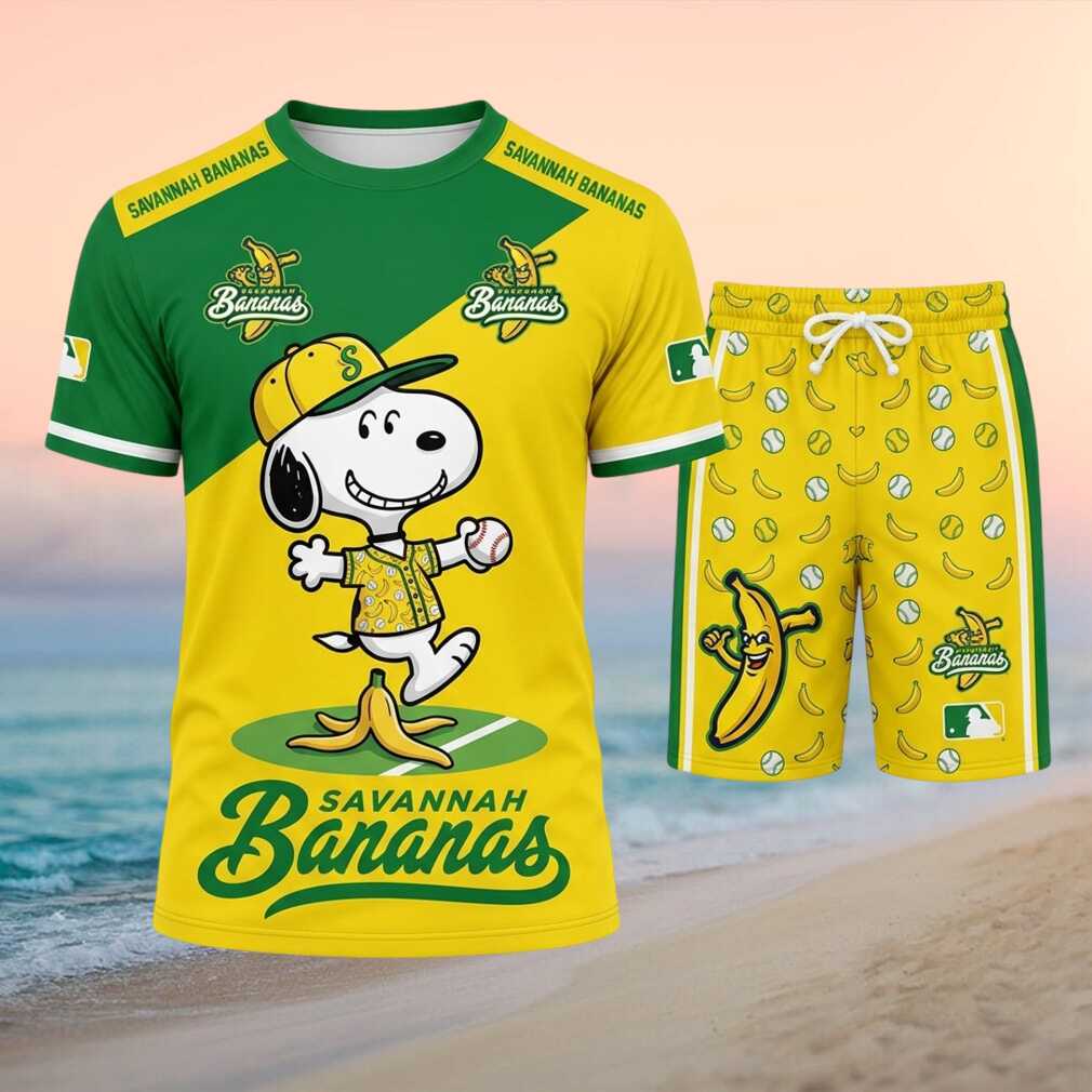 Savannah Bananas Snoopy Baseball Team Shirt Shirt