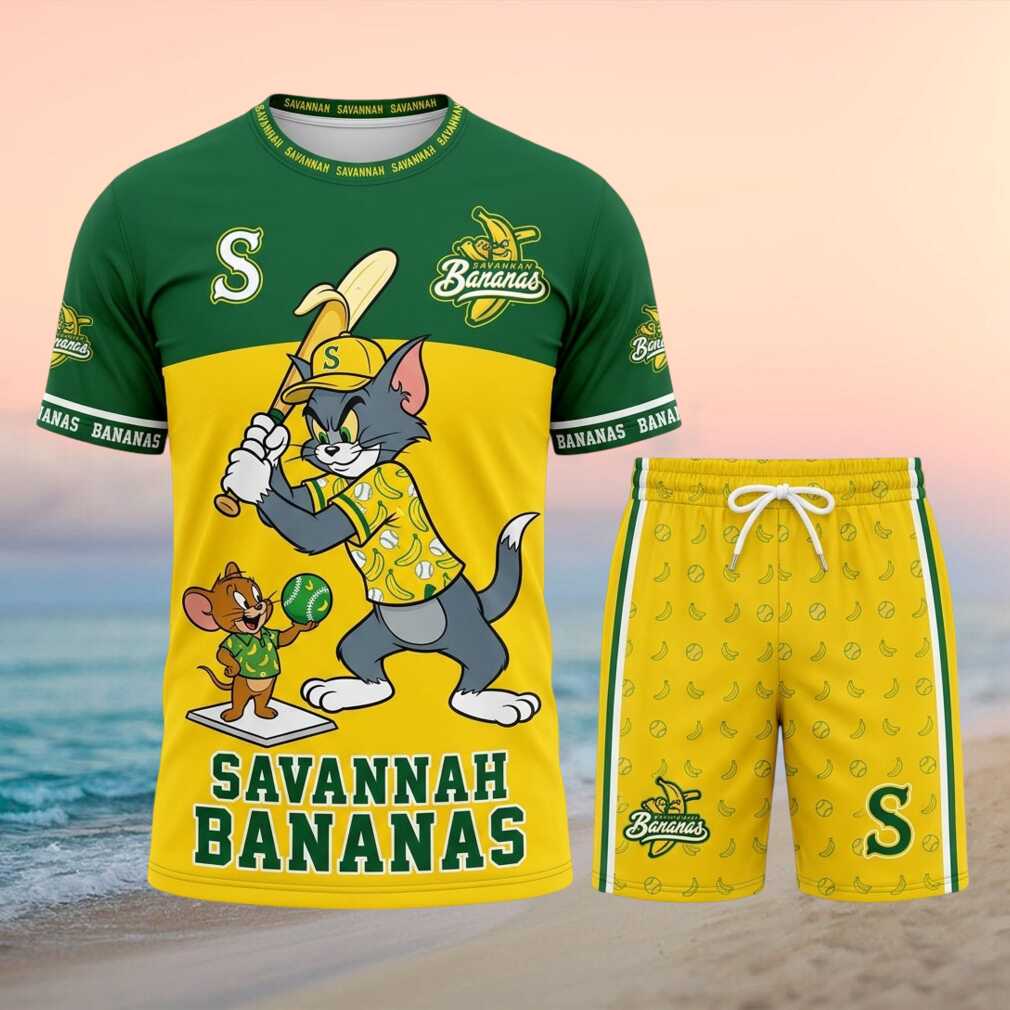Savannah Bananas Tom And Jerry Baseball Shirt