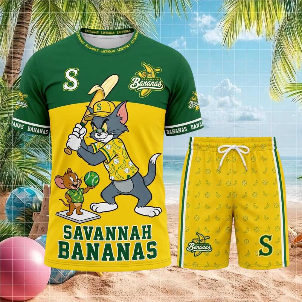 Savannah Bananas Tom And Jerry Baseball Shirt