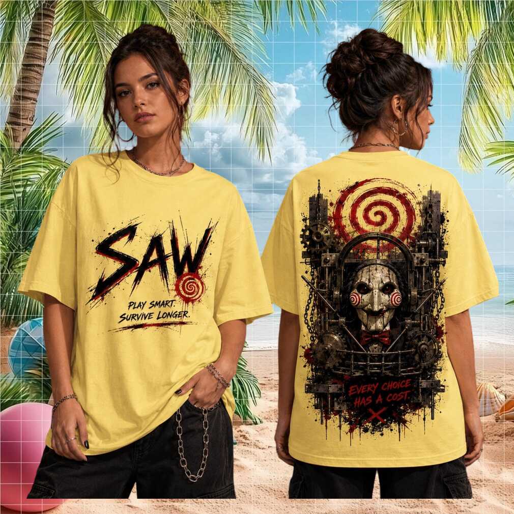 Saw Horror Movie Spiral Trap Iconic Cult Classic Series Collectible Fan Apparel Shirt