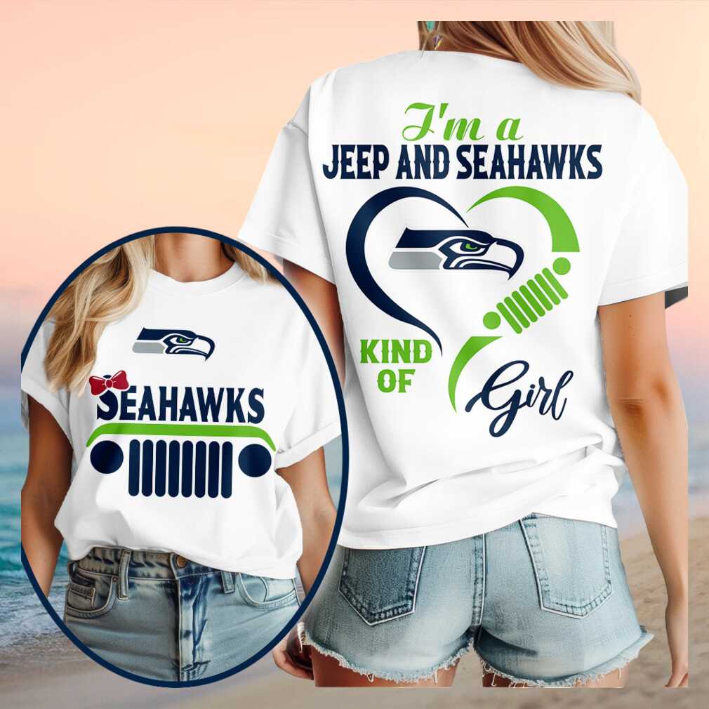 Seattle Football Jeep Heartbeat Design Shirt