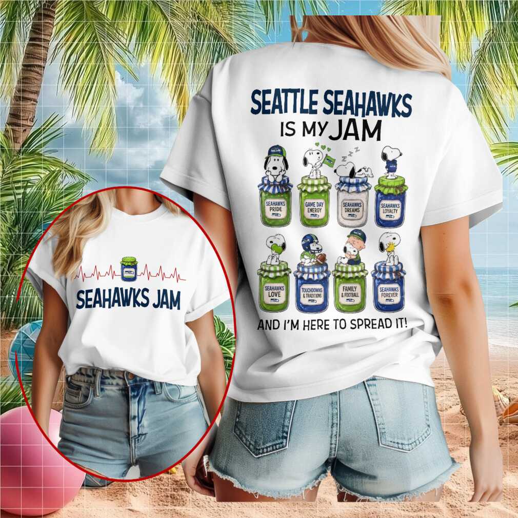 Seattle Football Peanuts Snoopy Jam Shirt - Limotees LLC