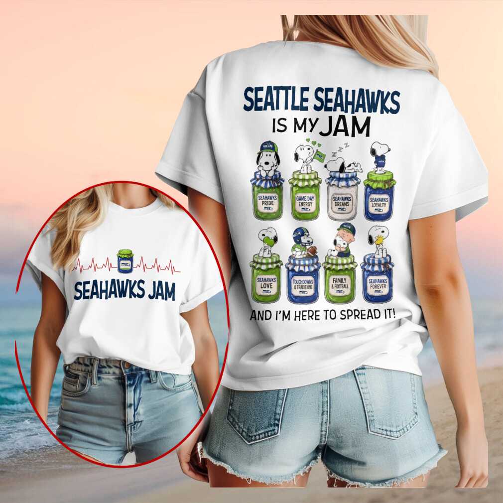 Seattle Football Peanuts Snoopy Jam Shirt - Limotees LLC
