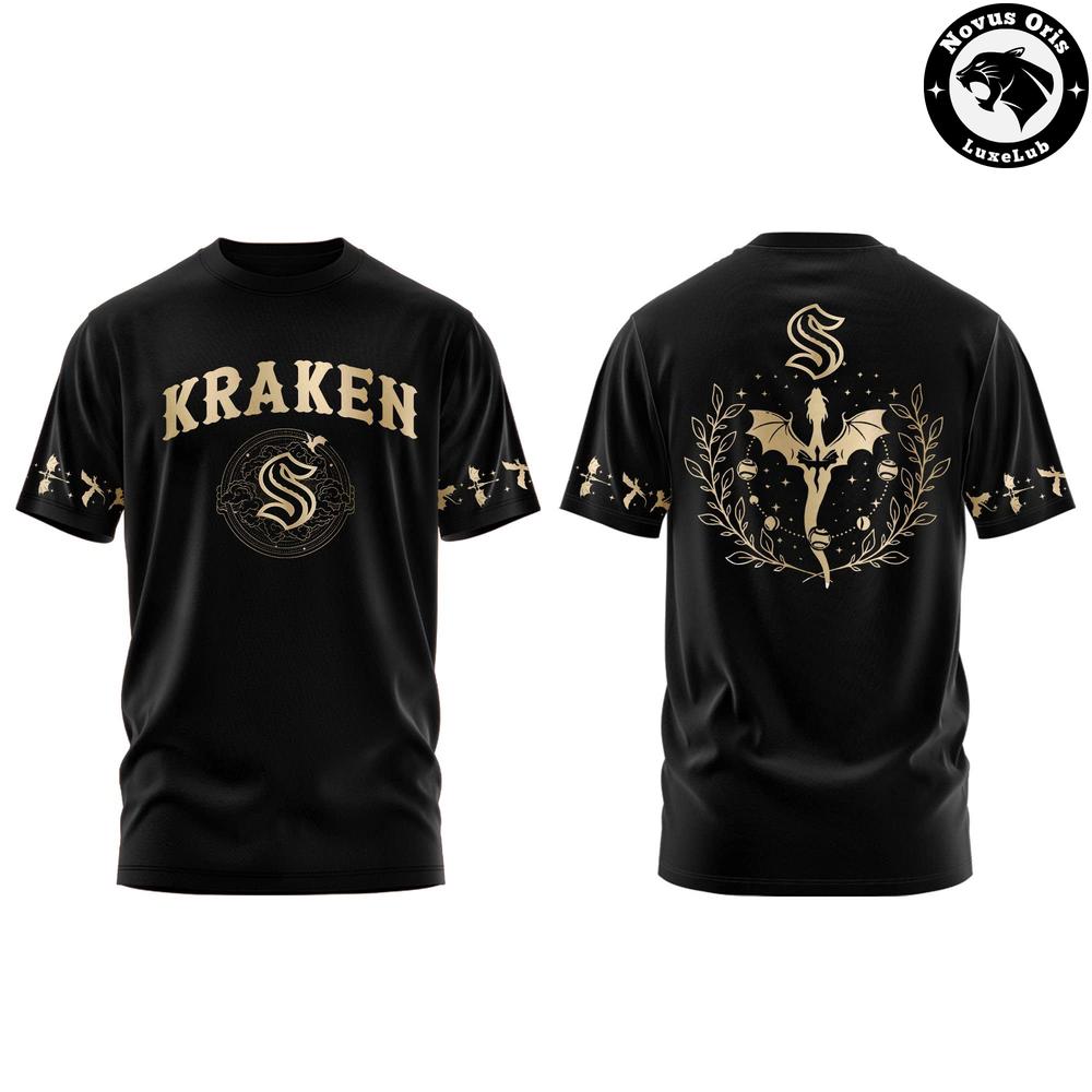 Seattle Kraken x Fourth Wing Night Limited Edition T-Shirt