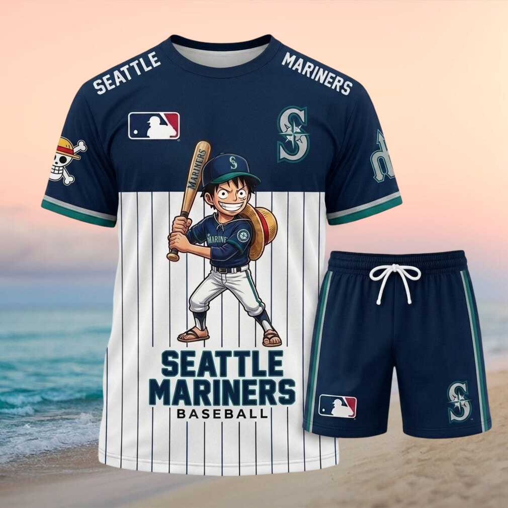 Seattle Mariners Anime Baseball Pirate Captain Shirt