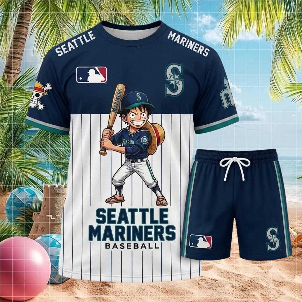 Seattle Mariners Anime Baseball Pirate Captain Shirt