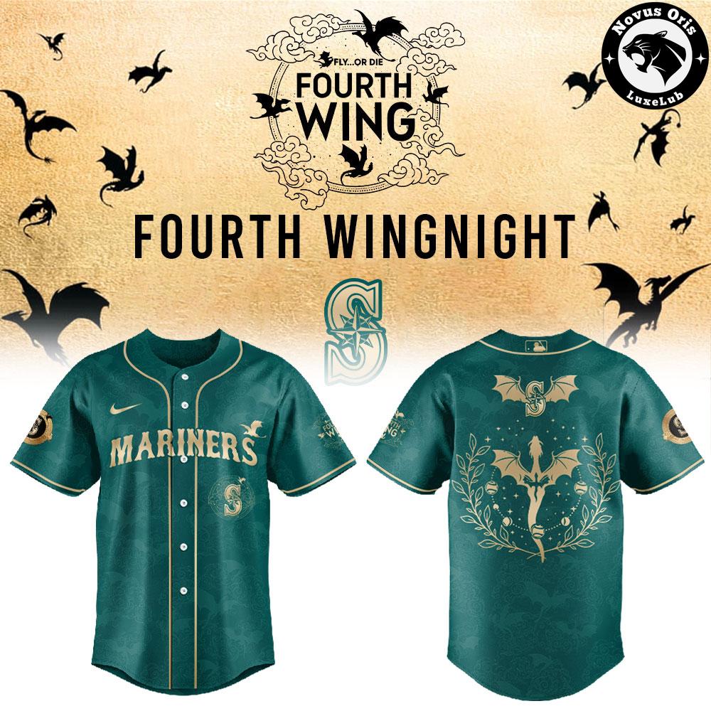 Seattle Mariners Fourth Wing Night Baseball Jersey Limited Edition Dragon Graphic Merch