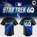 Seattle Mariners Star Trek 60th Anniversary Galaxy Baseball Jersey