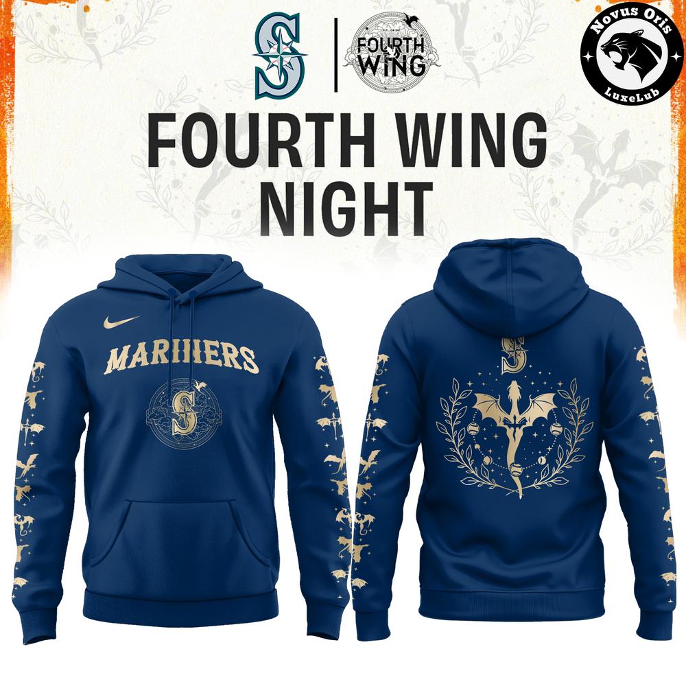 Seattle Mariners x Fourth Wing Night Limited Hoodie