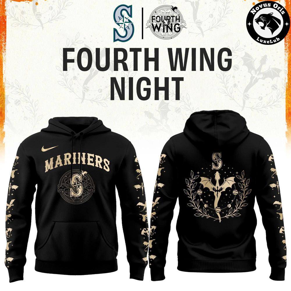 Seattle Mariners x Fourth Wing Night Limited Hoodie