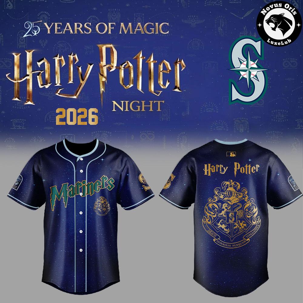 Seattle Mariners x Harry Potter Night 2026 Limited Baseball Jersey
