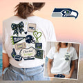 Seattle Seahawks Mom Game Day Football Vintage Retro Style Gift Women Shirt