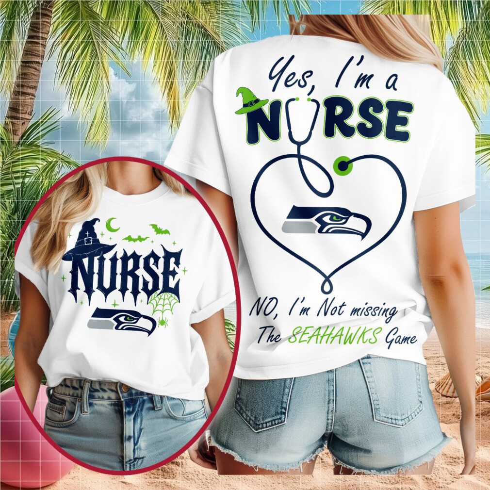 Seattle Seahawks Nurse Witch Stethoscope Shirt