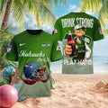 Seattle Seahawks Popeye Drink Strong Play Hard Shirt