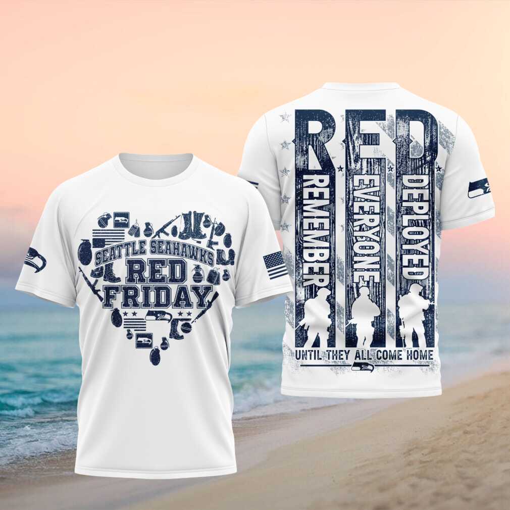 Seattle Seahawks Red Friday Military Support Shirt - Limotees LLC