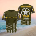 Seattle Seahawks U.S. Army 250th Anniversary Men Women Fans Shirt