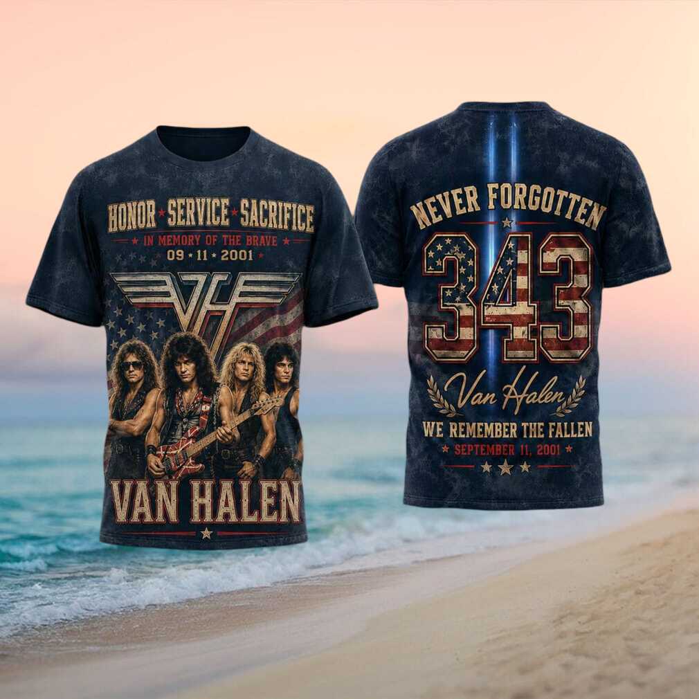 September 11 Never Forgotten Van Halen Shirt - Limotees LLC