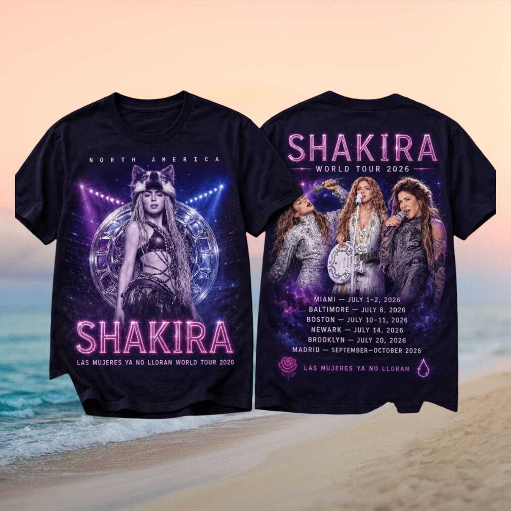 Shakira Las Mujeres Ya No Lloran World Tour 2026 Concert Women Shirt - Limotees LLC