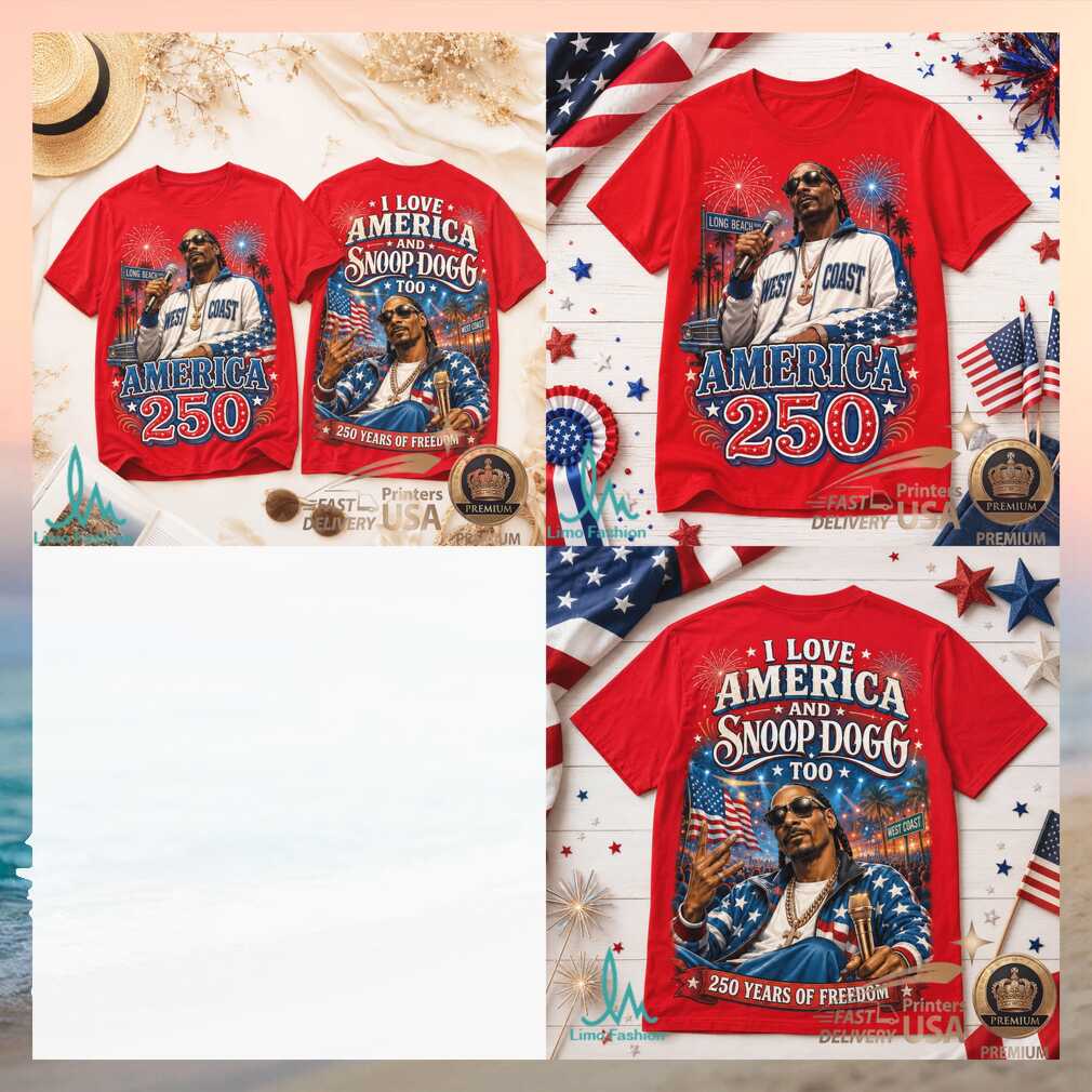 Snoop Dogg America 250 Years Of Freedom West Coast Patriotic Shirt - Limotees LLC