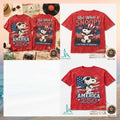 Snoopy America 250 Years Of Freedom Patriotic Graphic Shirt - Limotees LLC